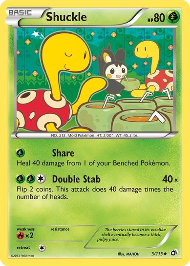 Shuckle (3/113) [Legendary Treasures]