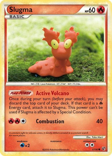Slugma (67/90) [Heartgold & Soulsilver: Undaunted]