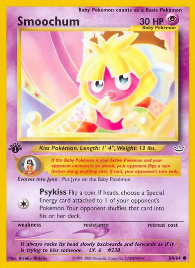 Smoochum (54/64) [Neo Revelation]