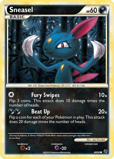 Sneasel (68/90) [Heartgold & Soulsilver: Undaunted]