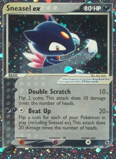 Sneasel ex (103) [Legendary Collection]