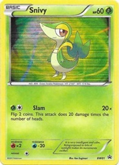 Snivy - BW (BW01) [Black And White Promos]