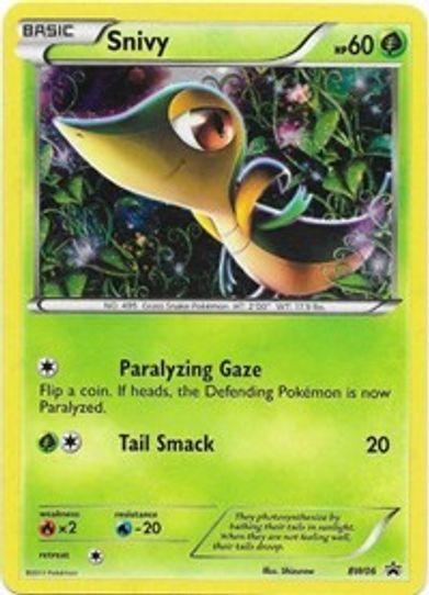 Snivy - BW (BW06) [Black And White Promos]