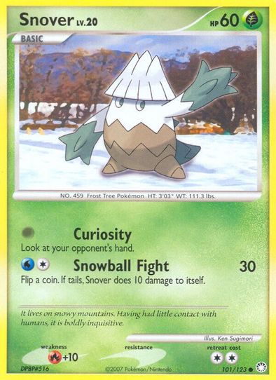 Snover (101/123) [Mysterious Treasures]