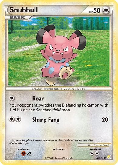 Snubbull (82/102) [HeartGold SoulSilver]