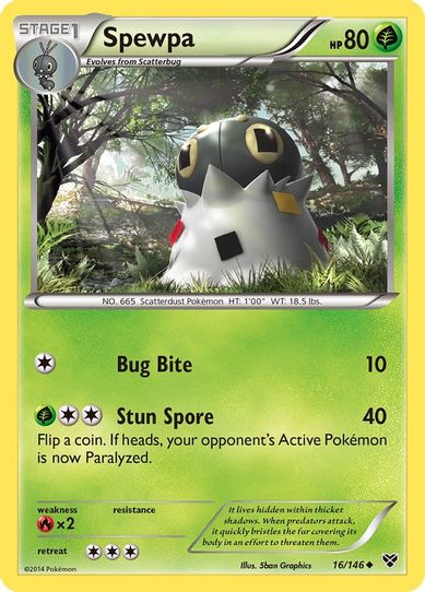 Spewpa (16/146) [XY: Base Set]