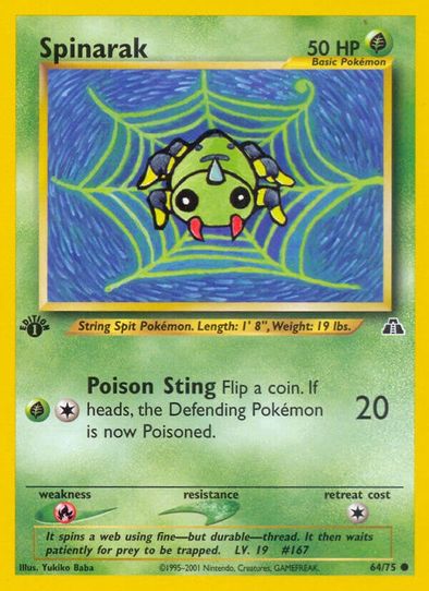 Spinarak (64/75) [Neo Discovery]
