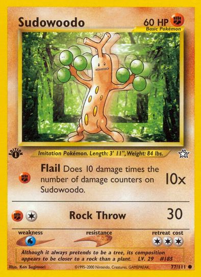 Sudowoodo (77/105) [Neo Genesis]