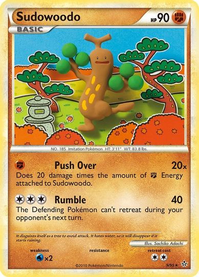 Sudowoodo (9/95) [Heartgold & Soulsilver: Unleashed]