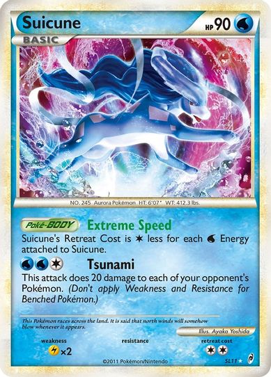 Suicune (Shiny) (SL11/95) [Call of Legends]
