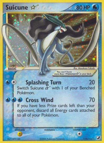 Suicune Star (115/115) [Unseen Forces]