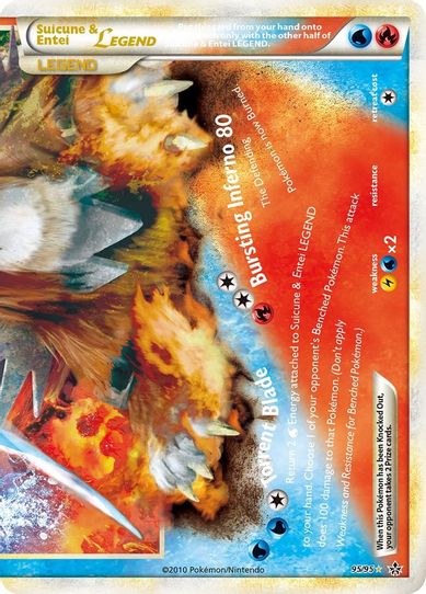Suicune & Entei Legend (Bottom) (95/95) [Heartgold & Soulsilver: Unleashed]