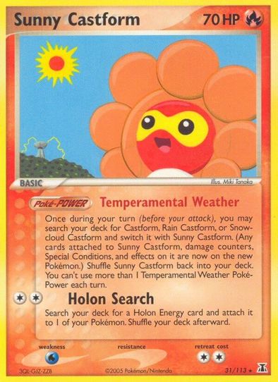 Sunny Castform (31/101) [Delta Species]