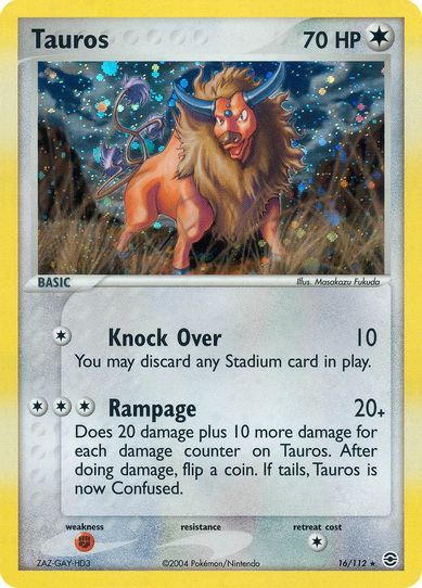 Tauros (16/112) [FireRed & LeafGreen]