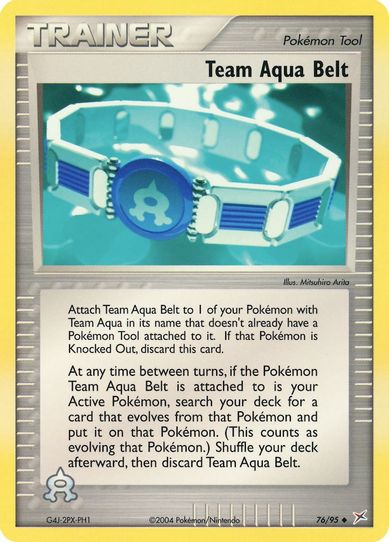 Team Aqua Belt (76/95) [EX: Team Magma Vs Team Aqua]