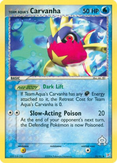 Team Aqua's Carvanha (25/95) [EX: Team Magma Vs Team Aqua]