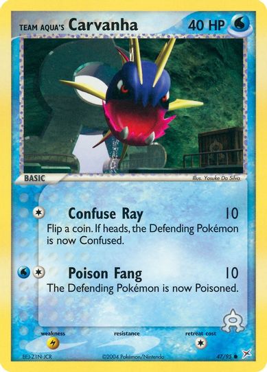 Team Aqua's Carvanha (47/95) [EX: Team Magma Vs Team Aqua]