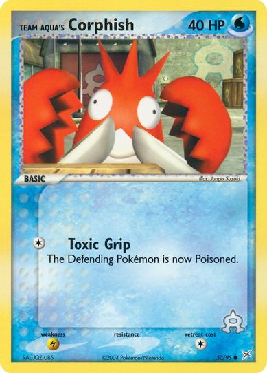 Team Aqua's Corphish (50/95) [EX: Team Magma Vs Team Aqua]