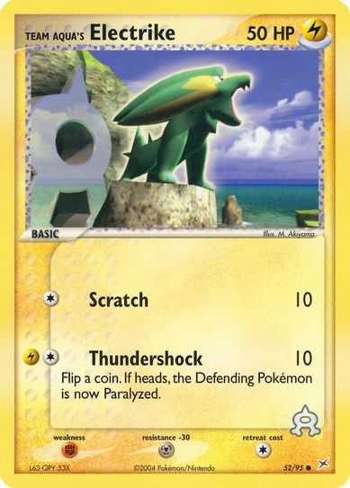 Team Aqua's Electrike (52/95) [EX: Team Magma Vs Team Aqua]