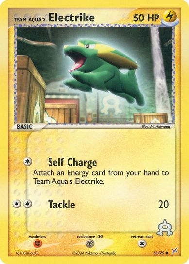 Team Aqua's Electrike (53/95) [EX: Team Magma Vs Team Aqua]