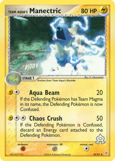 Team Aqua's Manectric (29/95) [EX: Team Magma Vs Team Aqua]