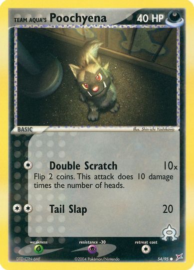 Team Aqua's Poochyena (54/95) [EX: Team Magma Vs Team Aqua]
