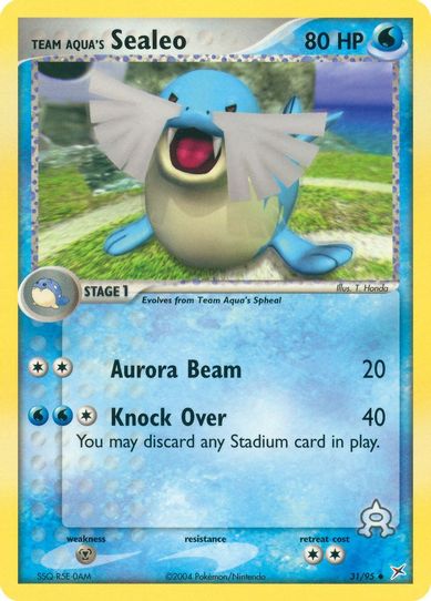 Team Aqua's Sealeo (31/95) [EX: Team Magma Vs Team Aqua]