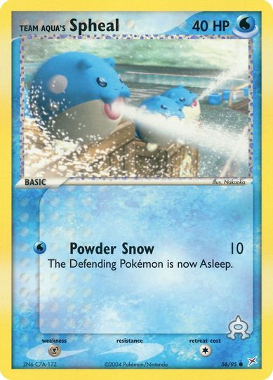Team Aqua's Spheal (56/95) [EX: Team Magma Vs Team Aqua]