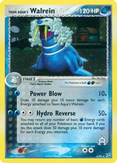 Team Aqua's Walrein (6/95) [EX: Team Magma Vs Team Aqua]