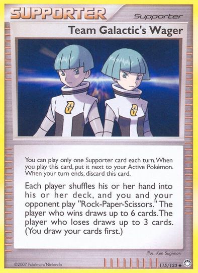 Team Galactic's Wager (115/123) [Mysterious Treasures]