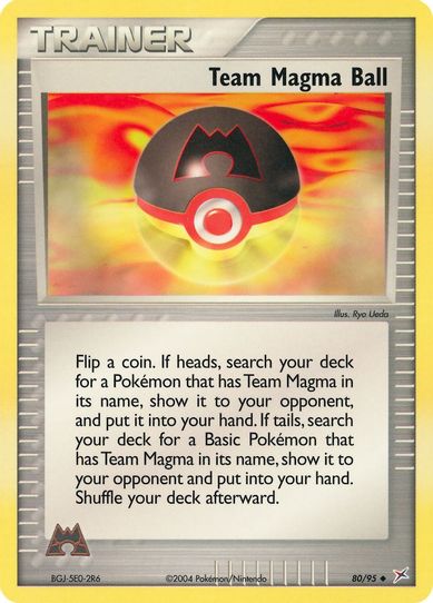 Team Magma Ball (80/95) [EX: Team Magma Vs Team Aqua]