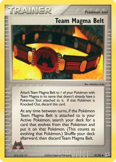 Team Magma Belt (81/95) [EX: Team Magma Vs Team Aqua]