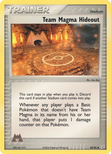 Team Magma Hideout (83/95) [EX: Team Magma Vs Team Aqua]