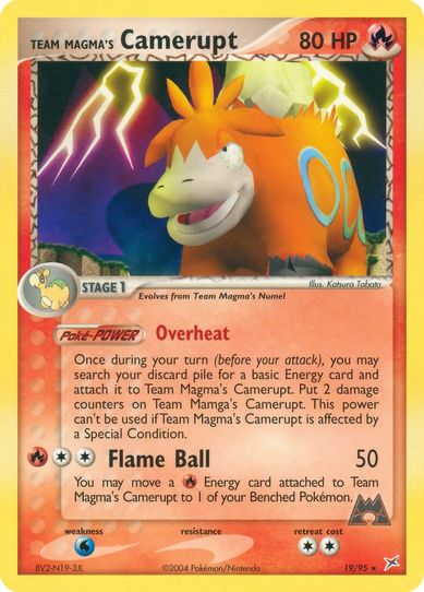 Team Magma's Camerupt (19/95) [EX: Team Magma Vs Team Aqua]