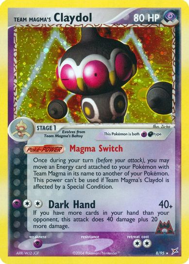 Team Magma's Claydol (8/95) [EX: Team Magma Vs Team Aqua]