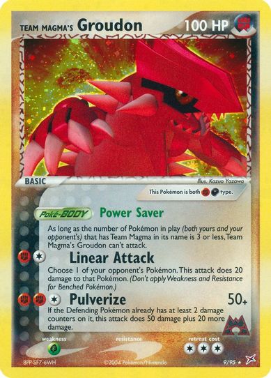 Team Magma's Groudon (9/95) [EX: Team Magma Vs Team Aqua]
