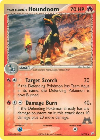 Team Magma's Houndoom (34/95) [EX: Team Magma Vs Team Aqua]