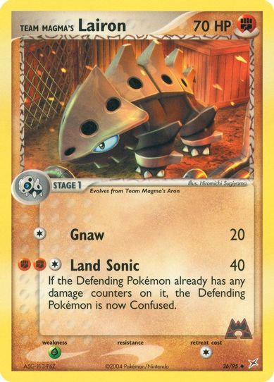 Team Magma's Lairon (36/95) [EX: Team Magma Vs Team Aqua]