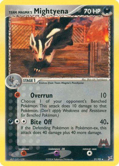 Team Magma's Mightyena (21/95) [EX: Team Magma Vs Team Aqua]