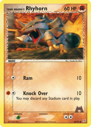Team Magma's Rhyhorn (68/95) [EX: Team Magma Vs Team Aqua]