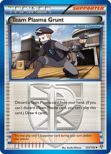 Team Plasma Grunt (Team Plasma) (125/135) [Black & White: Plasma Storm]