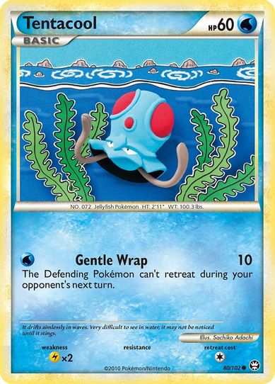 Tentacool (80/102) [Triumphant]
