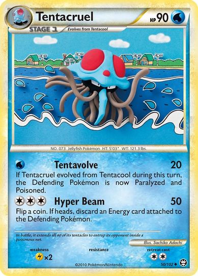 Tentacruel (50/102) [Triumphant]