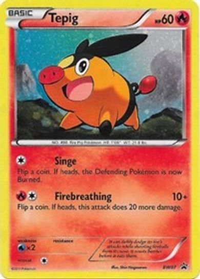 Tepig - BW (BW07) [Black And White Promos]