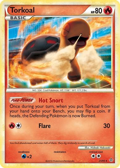 Torkoal (25/95) [Heartgold & Soulsilver: Unleashed]