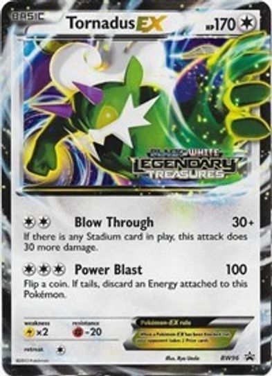 Tornadus EX - BW (Prerelease) (BW96) [Black And White Promos]