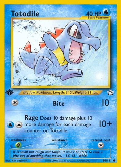 Totodile (80/105) [Neo Genesis]