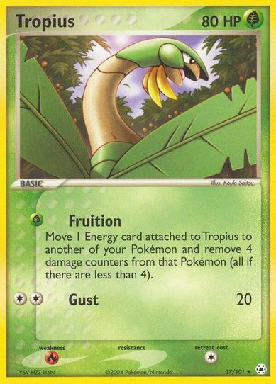 Tropius (27/101) [Hidden Legends]