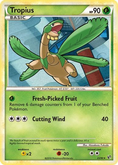 Tropius (22/90) [Heartgold & Soulsilver: Undaunted]