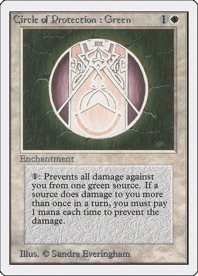 Circle of Protection: Green [Unlimited Edition]
